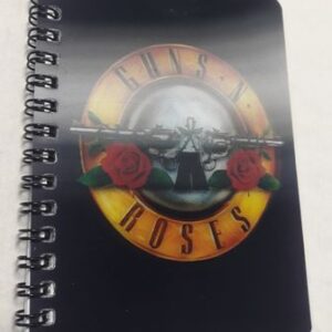 3D Тефтер на Guns N' Roses за подарък - Спирален бележник - Hover Image