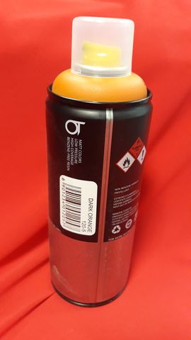 Графити спрей боя за рисуване Dark Orange - Image 4