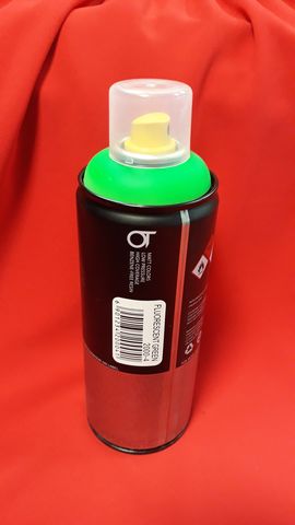 Спрей за графити One Take 400ml - Зелен Флуоресцентен - Image 3