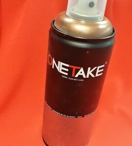 спрей боя за рисуване в цвят Bright Bronze One Take 400ml