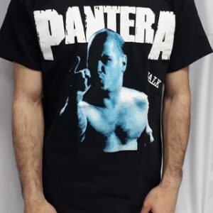 Метъл тениска Pantera - Walk черна с Фил Анселмо и бяло лого