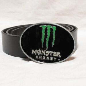 Мъжки колан от естествена кожа Monster Energy - Hover Image