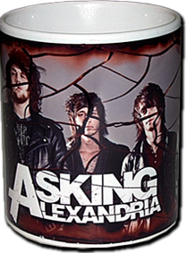 Чаша със снимка на Asking Alexandria за метълкор фенове - Hover Image