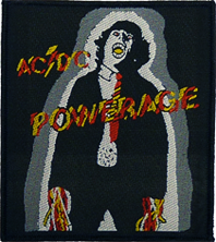 Везана нашивка AC/DC Powerage за рок яке