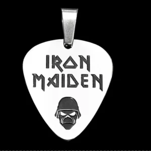Медальон Iron Maiden от медицинска стомана 316L тип перце