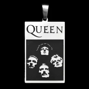 Мъжки медальон плочка на Queen от стомана 316L