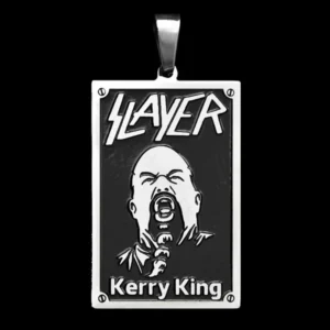 Мъжки медальон Slayer от медицинска стомана 316L с Kerry King