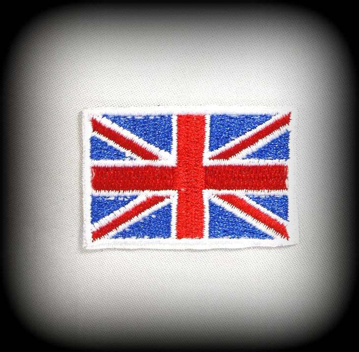 Малка текстилна нашивка с Британското знаме Union Jack - Image 2