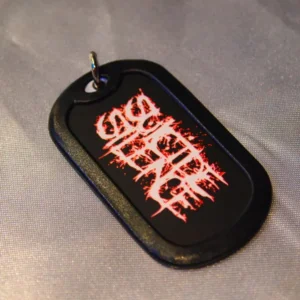 Двулицев рок медальон плочка Suicide Silence с гумен кант - Hover Image