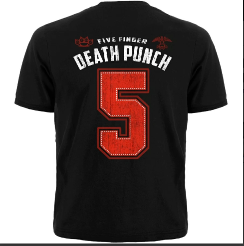 Тениска Five Finger Death Punch Skull & Knuckles - Image 2