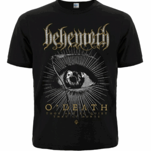 Метъл тениска Behemoth O' Death черна с детайлна щампа