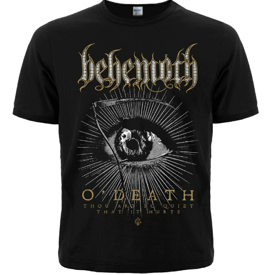 Метъл тениска Behemoth O' Death черна с детайлна щампа