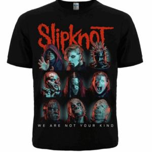 Метъл тениска Slipknot We Are Not Your Kind с маските на групата