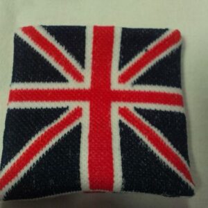 Накитник за китка с английското знаме Union Jack от памучна хавлия