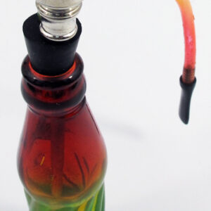 Бонг за пушене Rasta Bottle - Цветен дизайн - Hover Image