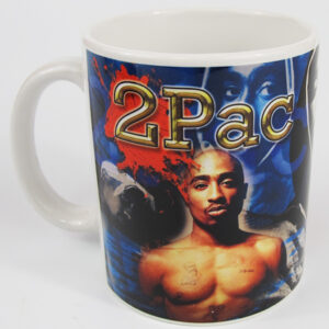 Керамична чаша със снимка на 2Pac Тупак Шакур сублимационен печат