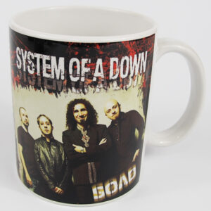 Порцеланова рок чаша със снимка на System Of A Down и бандата