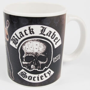 Керамична рок чаша на Black Label Society с череп и логото на бандата