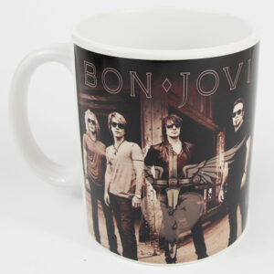 Порцеланова чаша със снимка на Bon Jovi и сублимационен печат