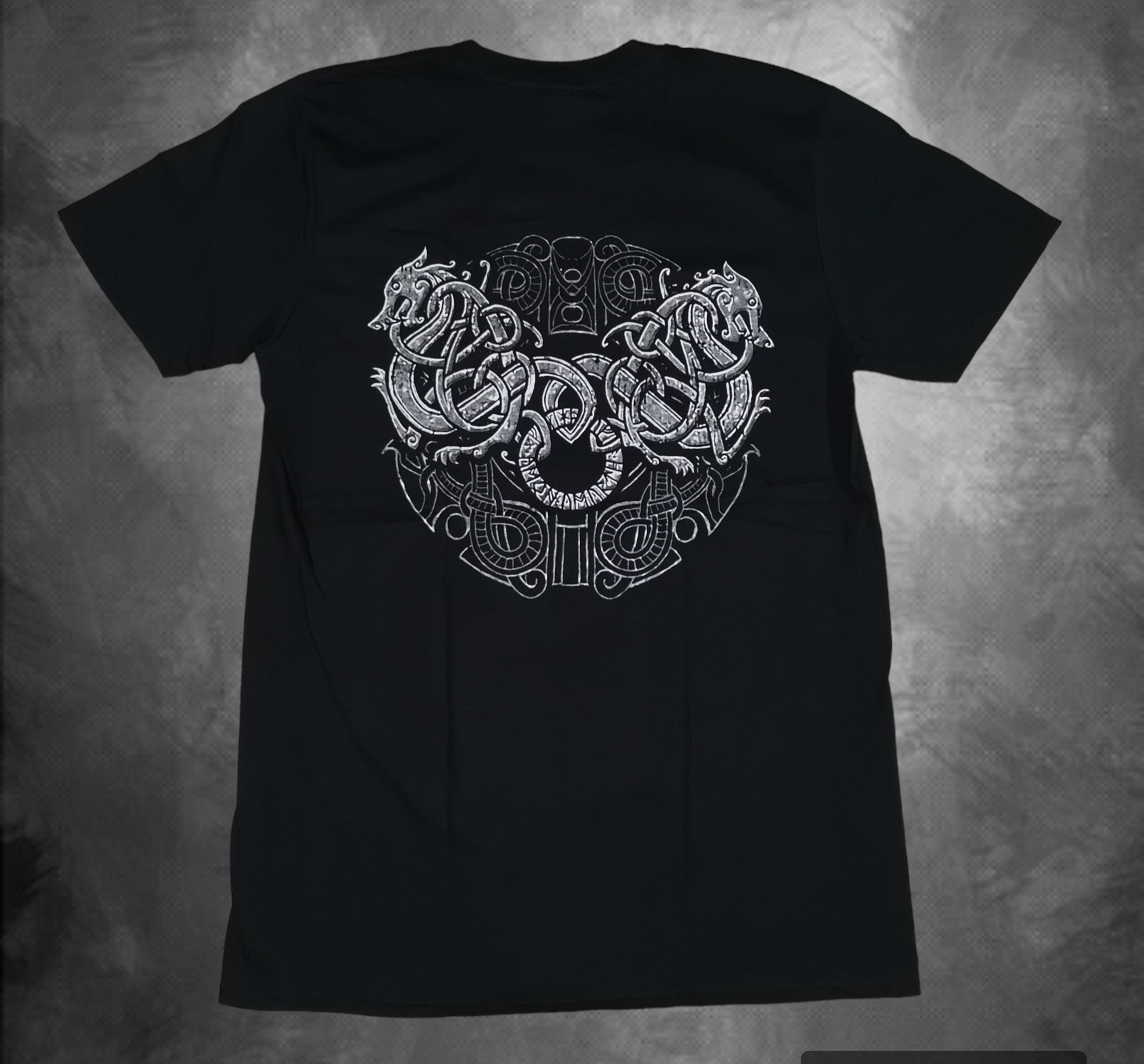 Метъл тениска Amon Amarth - Viking Skull with Axes - Image 2