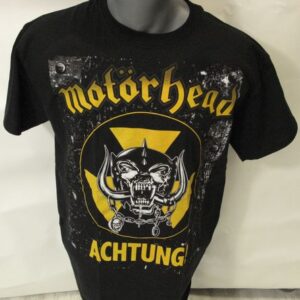 Метъл тениска Motörhead - Achtung черна с Snaggletooth и лого
