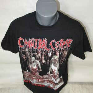 Метъл тениска Cannibal Corpse - Butchered at Birth черна с брутална обложка