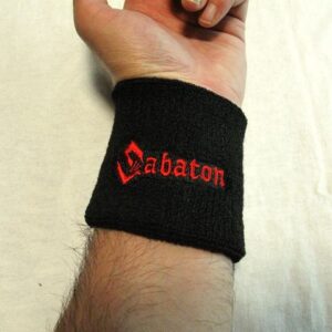 Спортна черна лента за китка на Sabaton - Hover Image
