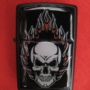Бензинова запалка с череп в пламъци Ghost Rider тип Zippo