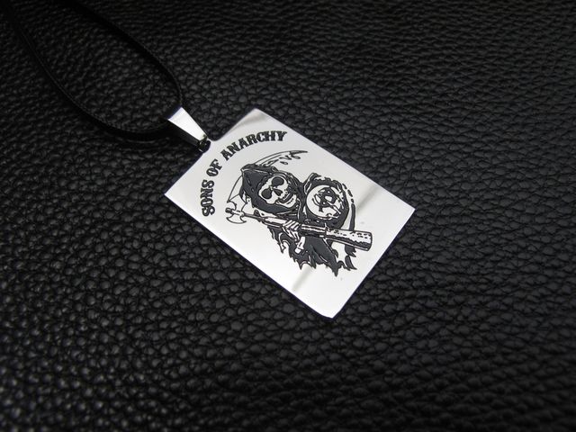 Стоманена висулка плочка Sons of Anarchy с Косача