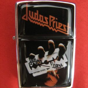 Хромирана бензинова запалка Judas Priest British Steel