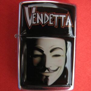 Бензинова запалка V for Vendetta с маската на Гай Фокс