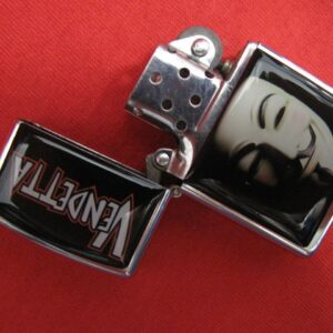 Запалка Zippo V for Vendetta с маска на Гай Фокс - Hover Image