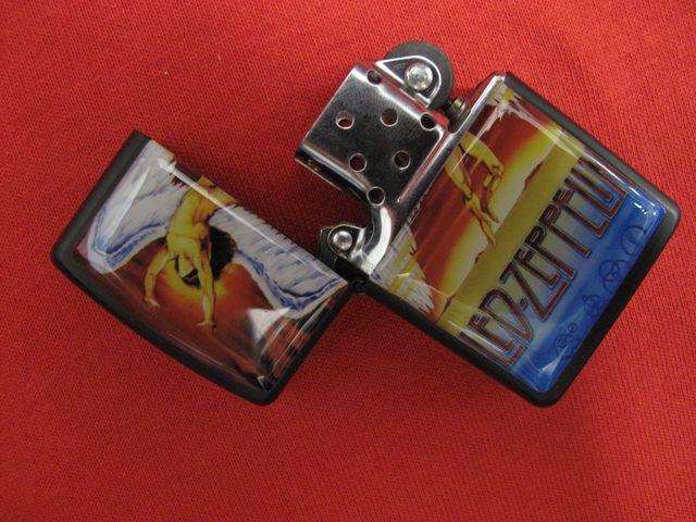 Бензинова Zippo запалка на Led Zeppelin - Icarus Design - Image 2