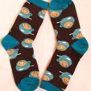 Цветни дамски чорапи с кафе Heaven Socks (размер 35-40) - Hover Image