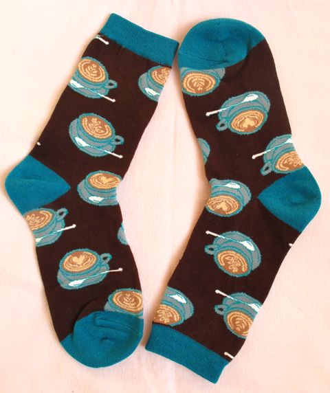 Цветни дамски чорапи с кафе Heaven Socks (размер 35-40) - Image 2