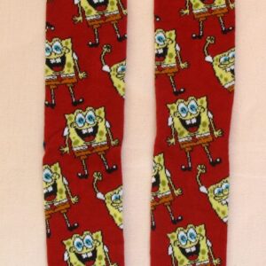 Чорапи в червено и черно със Спондж Боб Heaven Socks