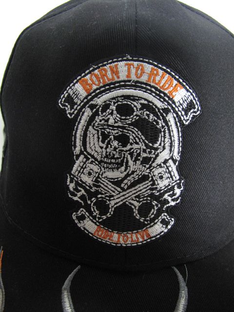 Мъжка шапка с козирка Born To Ride - Image 2