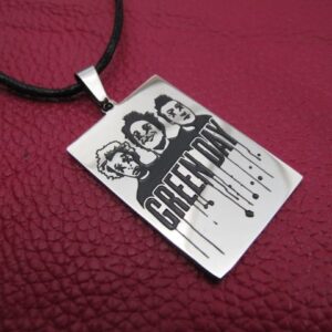 нисекс медальон плочка на Green Day от стомана 316L