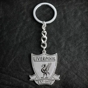 Метален ключодържател Liverpool FC от стомана с птицата Лайвър