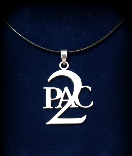 Ръчно изработен медальон на 2PAC от неръждаема стомана