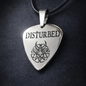 Медальон Disturbed от медицинска стомана 316L