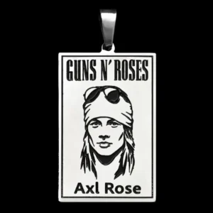 Унисекс медальон Guns N' Roses от стомана 316L с Axl Rose