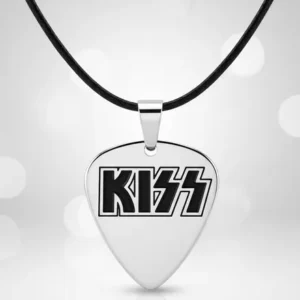 Медальон Kiss от медицинска стомана 316L тип перце