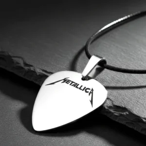 Медальон Metallica от медицинска стомана 316L тип перце