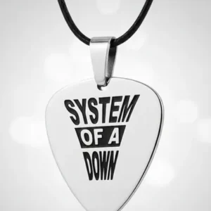Медальон System of a Down от медицинска стомана 316L тип перце
