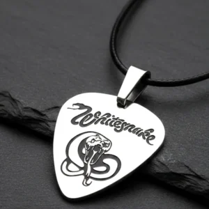 Медальон Whitesnake от медицинска стомана 316L тип перце