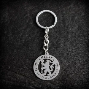 Кръгъл метален ключодържател Chelsea Football Club от стомана