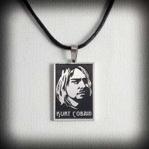 Медальон плочка с лика на Кърт Кобейн от Nirvana