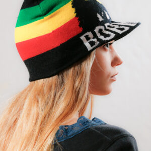Зимна шапка Bob Marley One Love в раста цветове - Hover Image