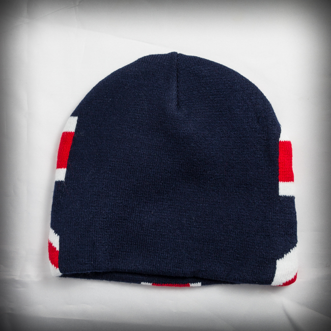 Плетена зимна шапка с британското знаме Union Jack - Image 4